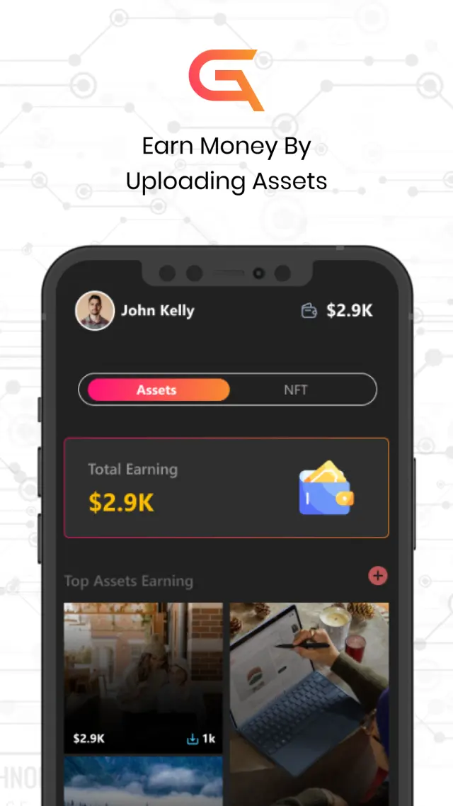 CrowdGen AI on Android — asset earnings and uploads, from the Play listing